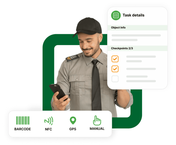 Mobile patrol app for security guards